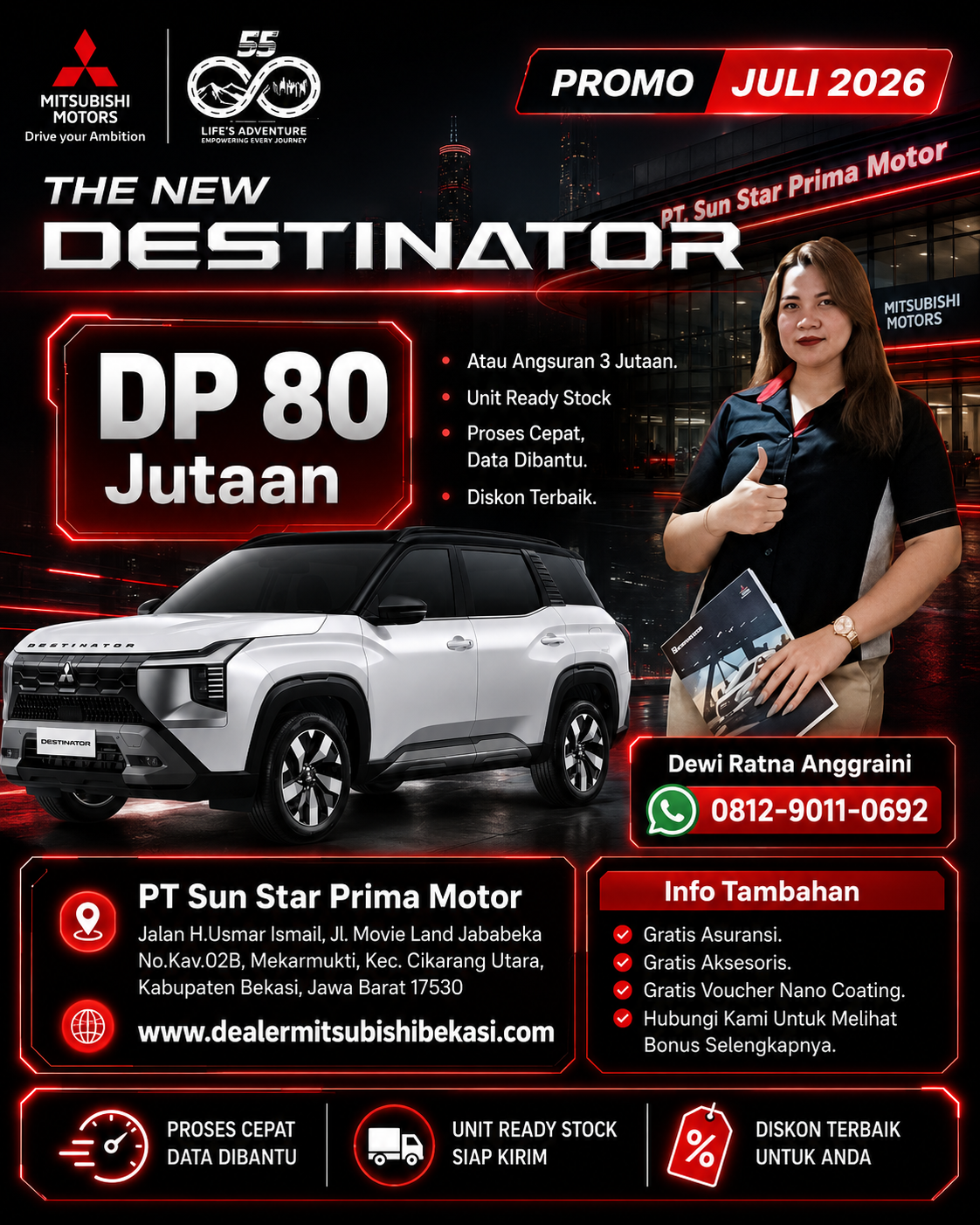 Promo Destinator DP 80 Jutaan - Dealer Mitsubishi Bekasi (7)