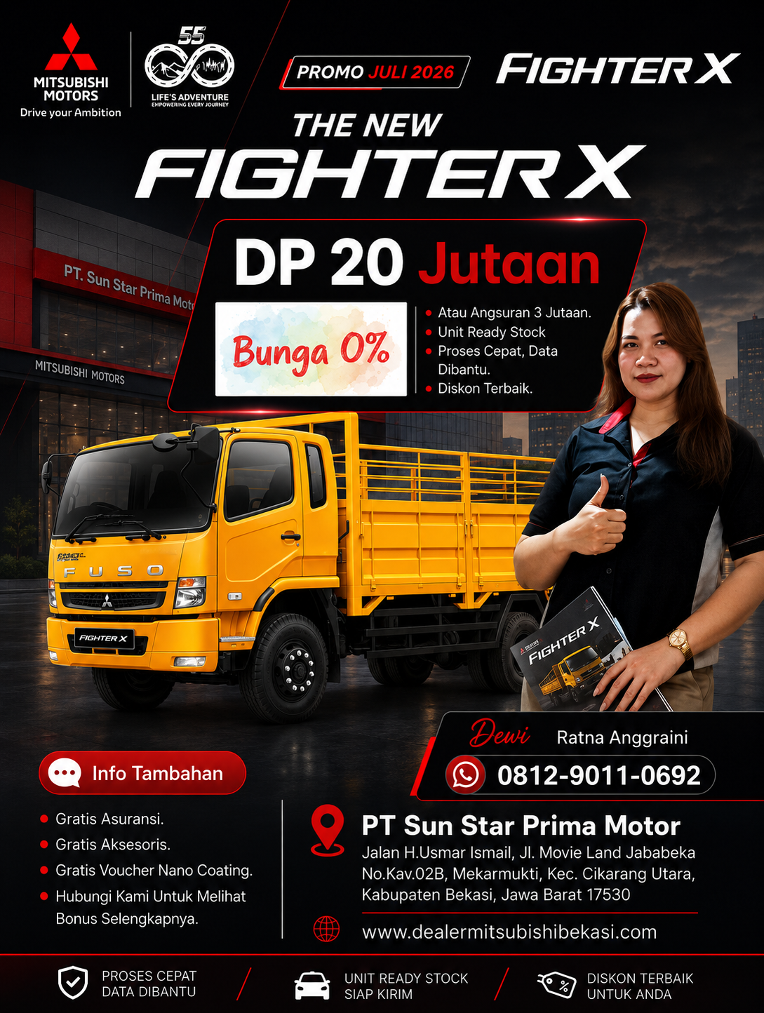 Promo Fuso Fighter X DP 20 Jutaan - Dealer Mitsubishi Bekasi (6)