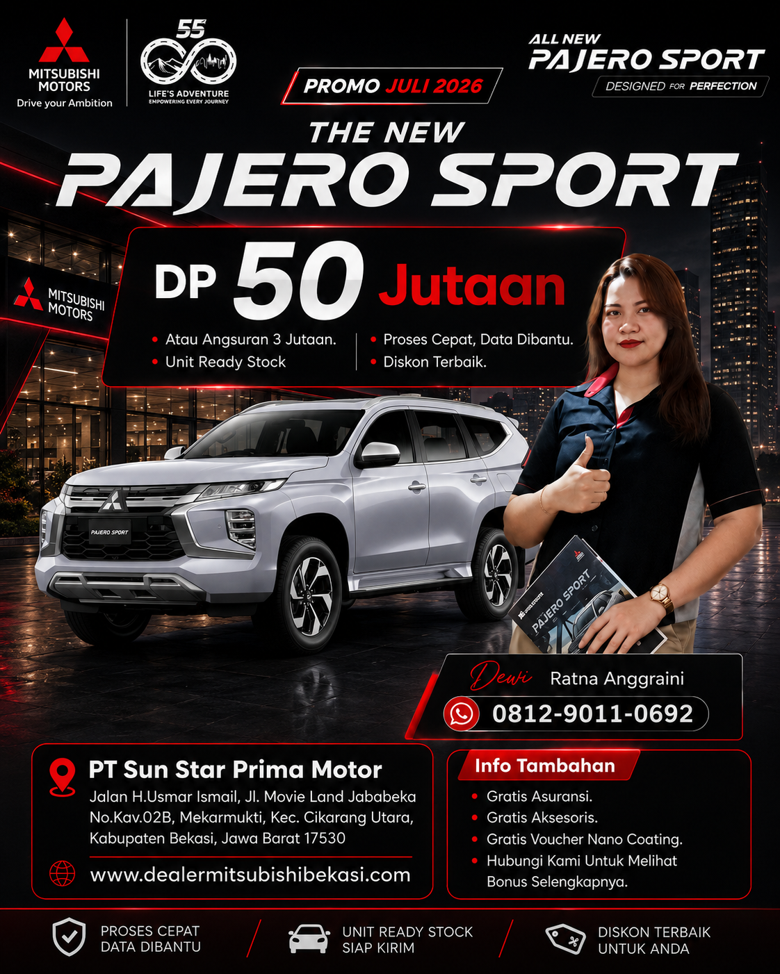 Promo Pajero Sport DP 50 Jutaan - Dealer Mitsubishi Bekasi (5)