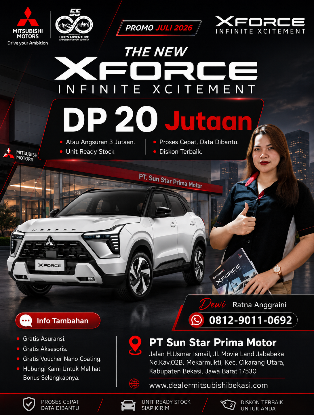 Promo XForce DP 20 Jutaan - Dealer Mitsubishi Bekasi (3)
