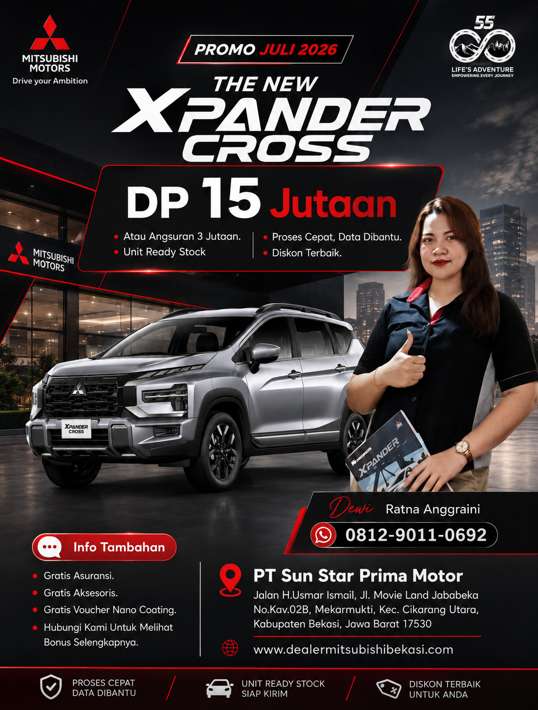 Promo Xpander Cross DP 15 Jutaan - Dealer Mitsubishi Bekasi (1)